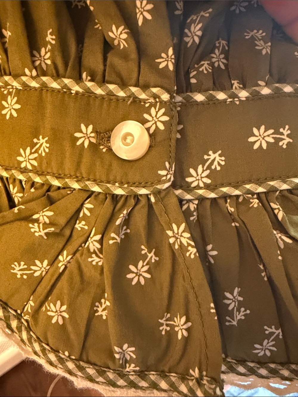 NWT Doen Beatrice Dress in Cypress Calico / Xs - Picture 8 of 9